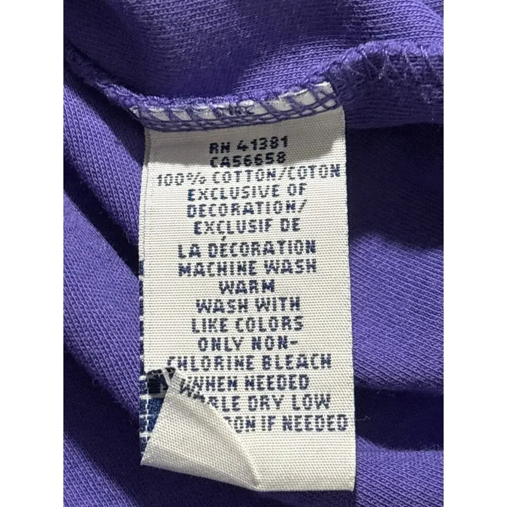 Polo Ralph Lauren Men's Size Large Purple Cotton Casual Short Sleeves Polo Shirt